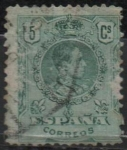 Stamps Spain -  Alfonso XIII