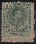 Stamps Spain -  Alfonso XIII