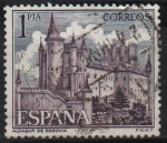 Stamps Spain -  Alcazar d´Segovia