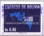 Stamps Bolivia -  Centenario del Sistema Interamericano OEA