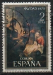 Stamps Spain -  Navidad 1970 Adoracion d´l´Pastores