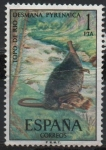 Stamps Spain -  Fauna Hispanica Topo d´Agua
