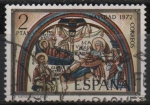 Stamps Spain -  Navidad Pinturas d´l´Basilica d´San Isidoro Leon