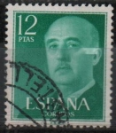 Stamps Spain -  General Franco