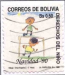 Stamps Bolivia -  Navidad de 1990. Derechos del Niño