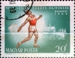 Stamps Hungary -  1852 - Campeonatos europeos de atletismo