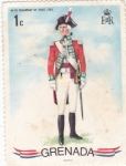 Stamps Grenada -  45 TH REGIMIENTO DE INFANTERIA 1792
