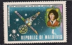 Stamps Asia - Maldives -  Personaje