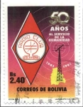 Stamps Bolivia -  Bodas de Oro radio club Boliviano