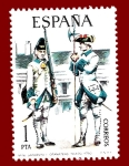 Sellos de Europa - Espa�a -  Edifil 2236 Sargento y granadero de Toledo 1750 1 NUEVO