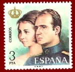 Stamps : Europe : Spain :  Edifil 2304 Reyes Juan Carlos I y Sofía 3 NUEVO