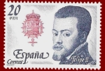Stamps Spain -  Edifil 2553 Felipe II 20 NUEVO