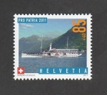 Sellos de Europa - Suiza -  Pro Patria, barcos a vapor