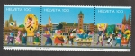 Stamps Switzerland -  100 años del comité de carnaval de Basilea
