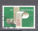 Stamps : Europe : Switzerland :  RESERVADO cent. fundación de jornalistas suizos Y1176
