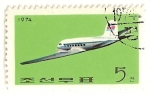 Stamps North Korea -  Aviacion civil coreana. Lisunov 2.