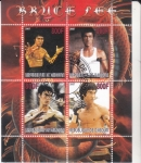 Stamps : Africa : Djibouti :  BRUCE LEE