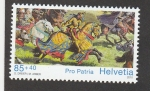 Stamps Switzerland -  Pro Patria 2010: Batalla de Murten