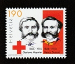 Stamps Switzerland -  100 Aniv, de la muerte de Gustave  Maynier
