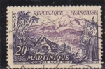 Stamps : Europe : France :  MARTINIQUE- EL MONTE PELE