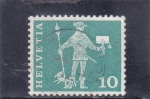 Stamps : Europe : Switzerland :  CARTERO MEDIEVAL 