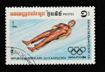 Sellos de Asia - Camboya -  Juegos Olimpicos de Invierno, Sarajevo 1984