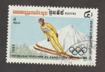 Stamps Cambodia -  Juegos Olimpicos de Invierno, Sarajevo 1984