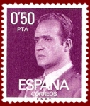 Stamps Spain -  Edifil 2389 Serie básica 1 Juan Carlos I 0,50 NUEVO