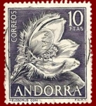 Stamps Andorra -  ANDORRA Edifil 71 Heleborus coni 10