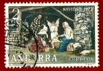 Stamps Andorra -  ANDORRA Edifil 79 Navidad 1972 2