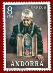 Stamps Andorra -  ANDORRA Edifil 83 L'ermita de Meritxell 8