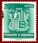 Sellos de Europa - Andorra -  ANDORRA Edifil 153 Escudo 20