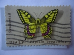 Stamps United States -  Swallowtail (Papilio Oregonius) Mariposa: Cola de Golondrina de Oregon - Serie:Mariposas.