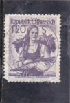 Stamps Austria -  TRAJE REGIONAL