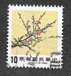 Stamps Taiwan -  Ciruelo