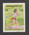Sellos de Asia - Camboya -  Juegos Olímpicos Los Angeles 1984