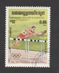 Stamps Cambodia -  Juegos Olimpicos Los Angeles