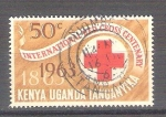 Sellos de Africa - Kenya -  RESERVADO JOAQUIN centenario de la cruz roja internacional
