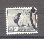 Stamps Sri Lanka -  barco de vela