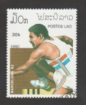 Stamps Laos -  Juegos Olmpicos Barcelona 92