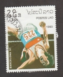 Stamps Laos -  Juegos olímpicos Barcelona 92