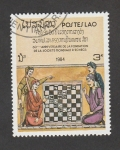 Stamps Laos -  60 Aniv. de la Federación Mundial de Ajedrez