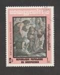 Stamps Cambodia -  V Centenario nacimiento del pintor Rapharl