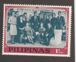 Sellos de Asia - Filipinas -  La familia Kennedy