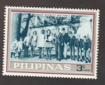 Sellos de Asia - Filipinas -  Robert Kennedy y fanilia