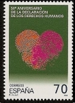 Stamps Spain -  50 Aniversario de la Declaración de los derechos humanos