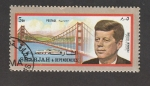 Stamps : Asia : United_Arab_Emirates :  Personajes importantes: J. Kennedy