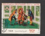 Stamps Yemen -  Münich ciudad olímpica 1972