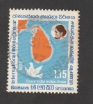 Stamps Sri Lanka -  Paz en el océano indico