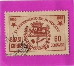 Stamps Brazil -  1 Centenario de Botucatu
